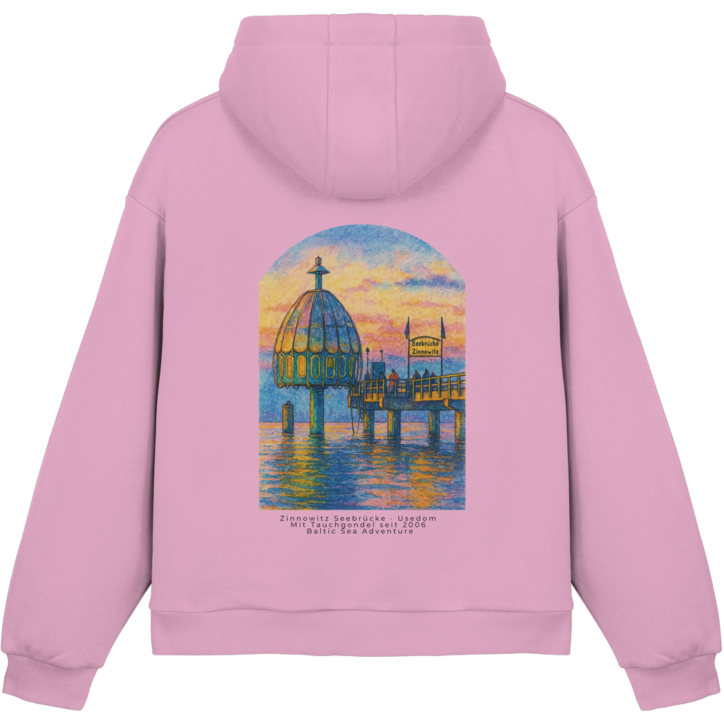 Zinno - Seebrücke - Fluffy Boxcut Hoodie