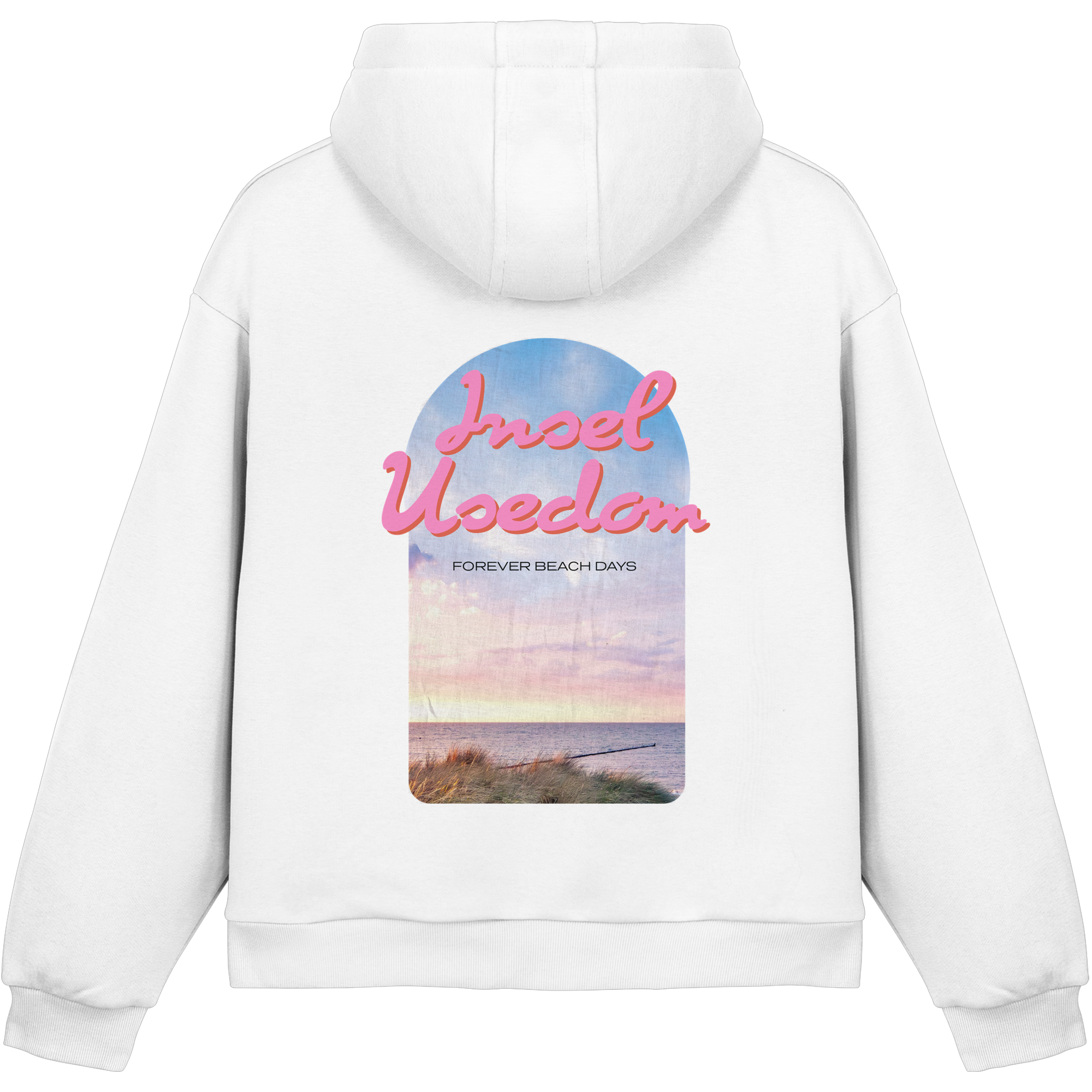 Forever Beach Days – Insel Usedom - Fluffy Boxcut Hoodie