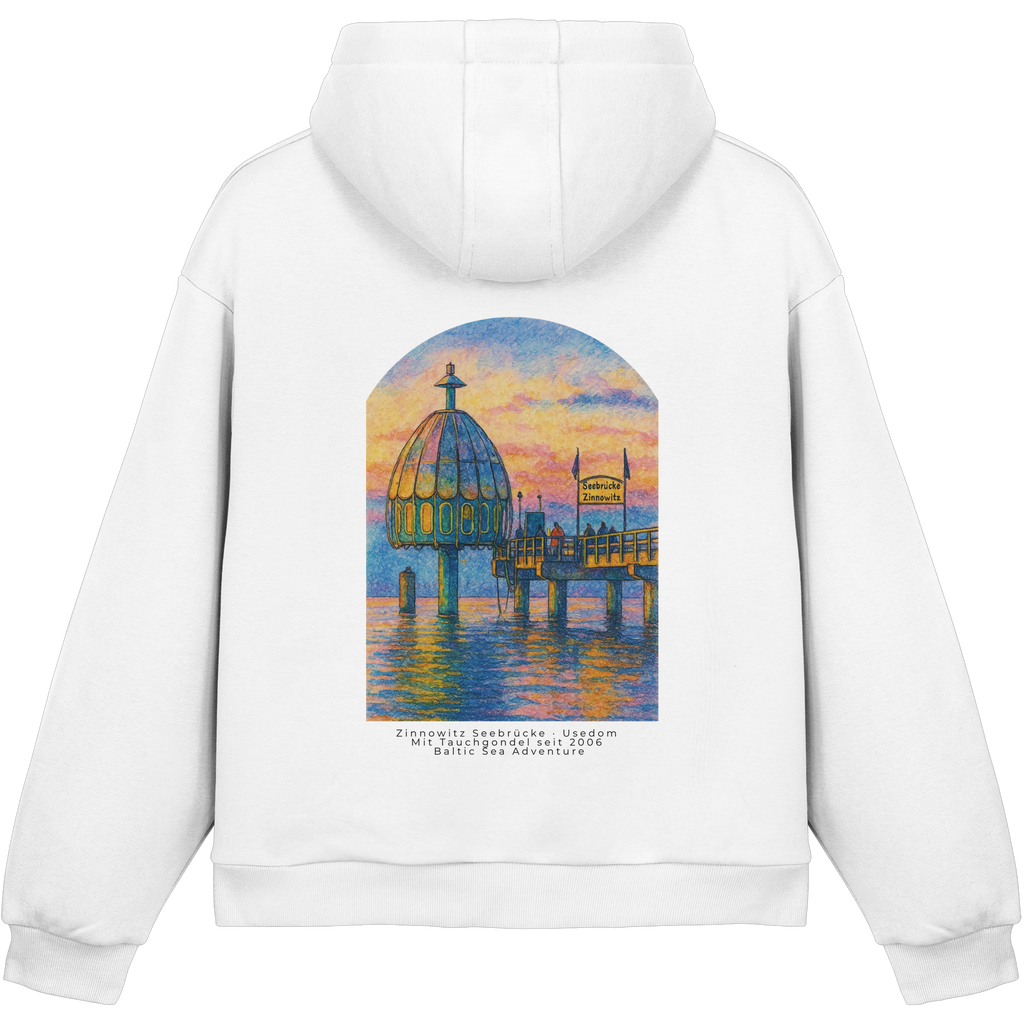 Zinno - Seebrücke - Fluffy Boxcut Hoodie