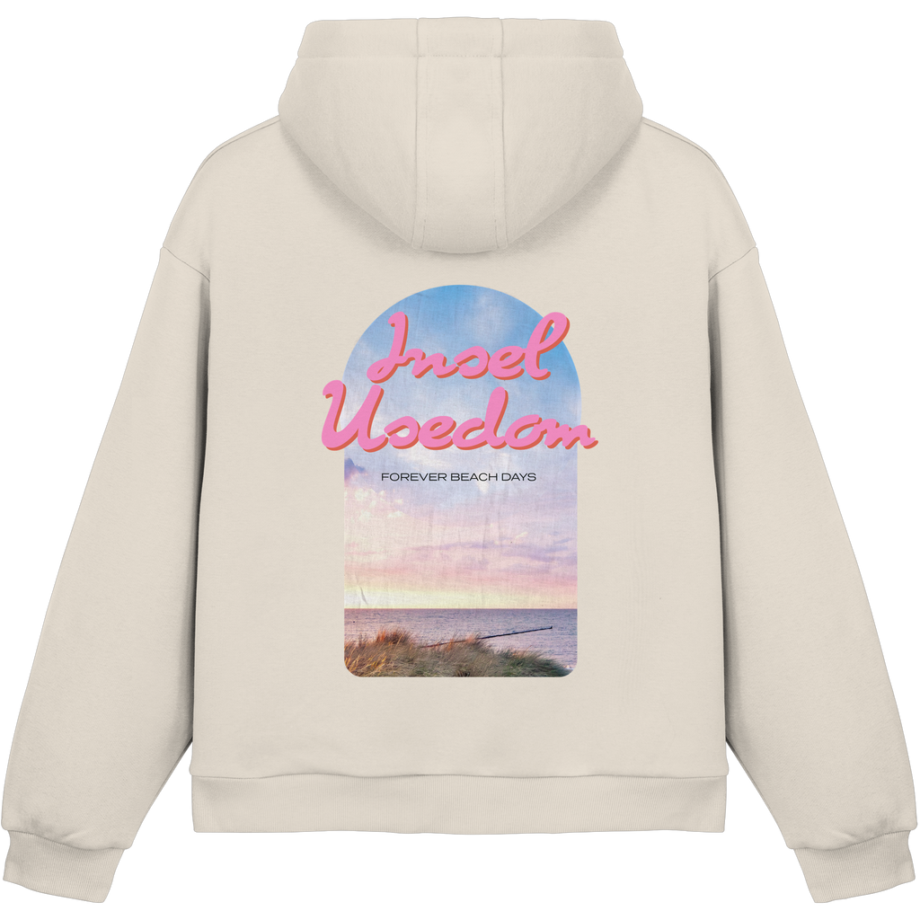 Forever Beach Days – Insel Usedom - Fluffy Boxcut Hoodie