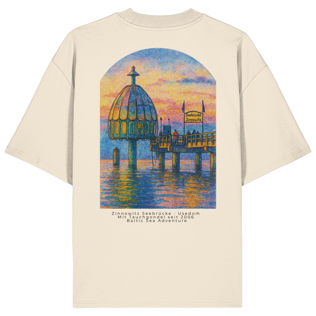 Zinno - Seebrücke - Organic Oversize Shirt