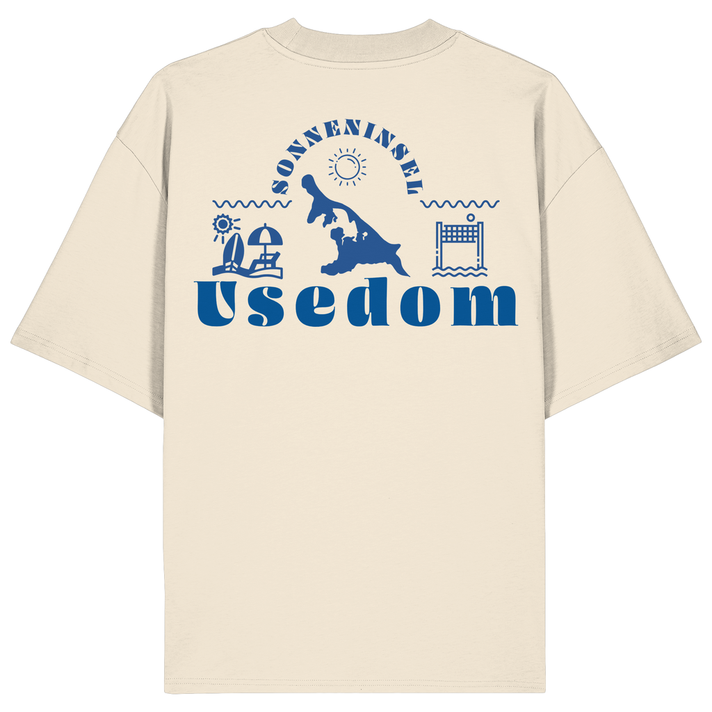 Sonneninsel Usedom  - Organic Oversize Shirt