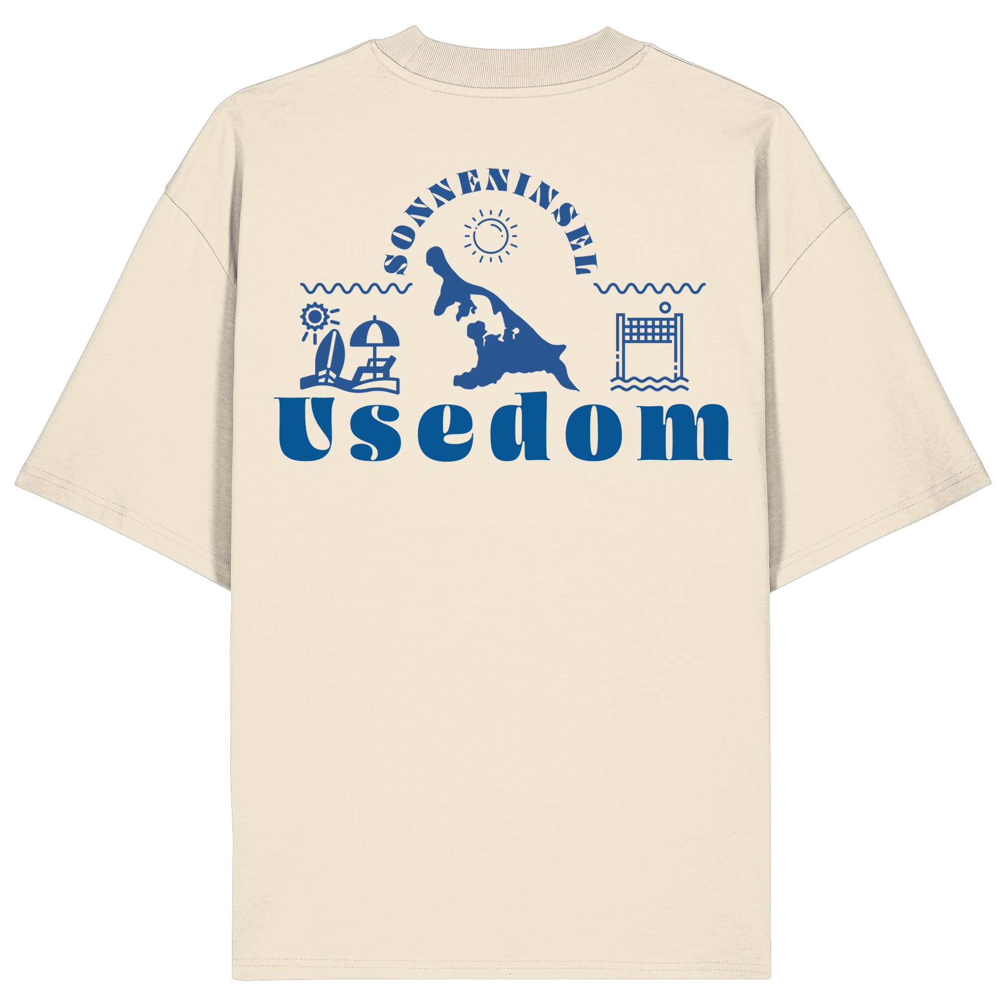 Sonneninsel Usedom  - Organic Oversize Shirt
