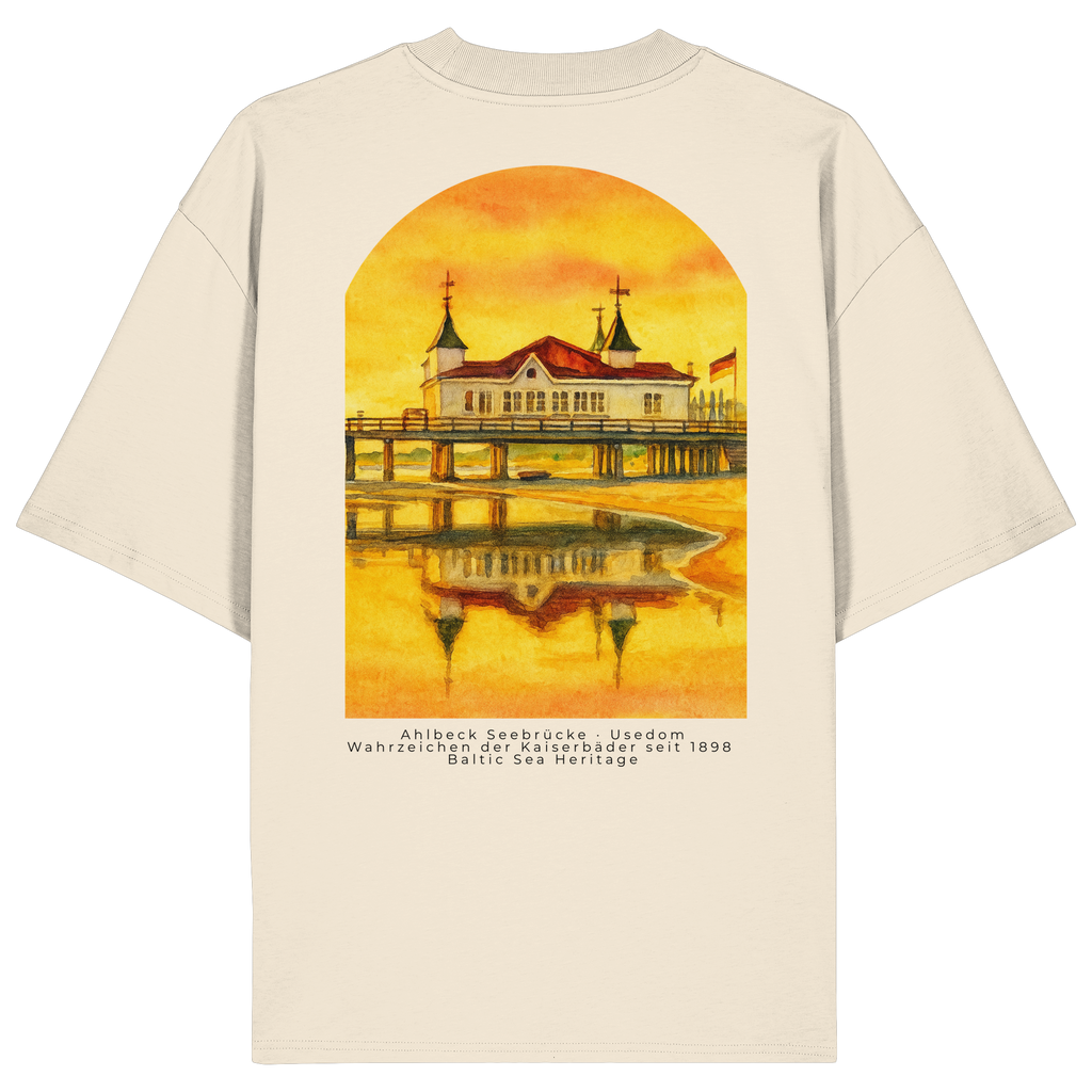 Seebrücke Ahlbeck - Organic Oversize Shirt
