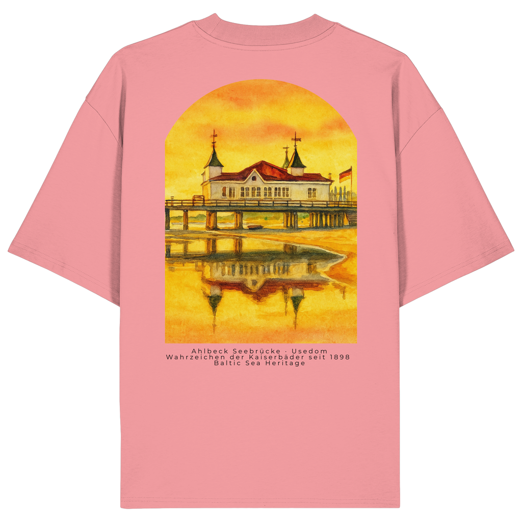 Seebrücke Ahlbeck - Organic Oversize Shirt
