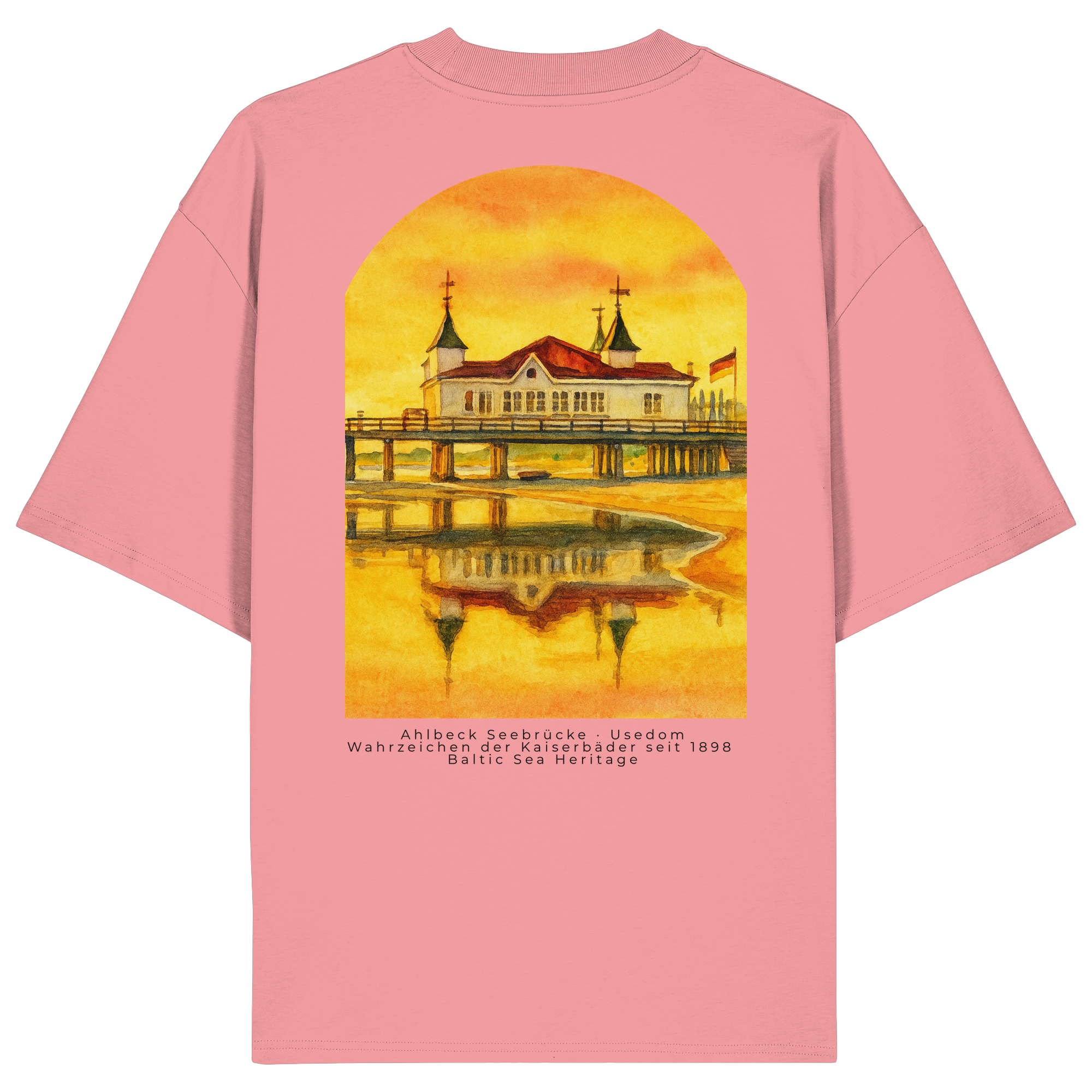 Seebrücke Ahlbeck - Organic Oversize Shirt