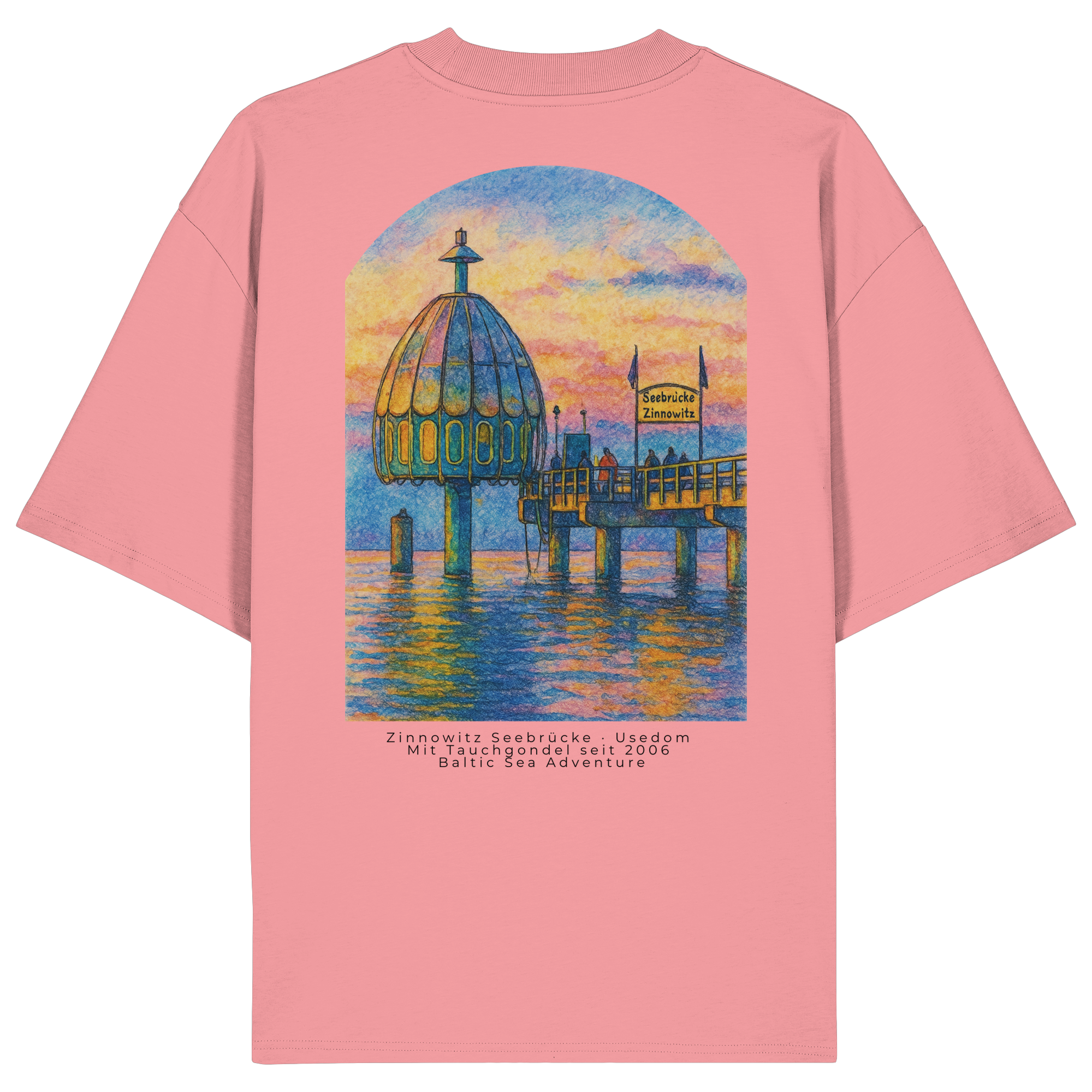 Zinno - Seebrücke - Organic Oversize Shirt