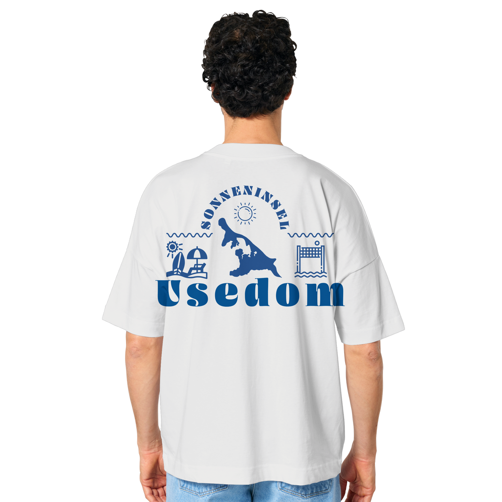 Sonneninsel Usedom  - Organic Oversize Shirt
