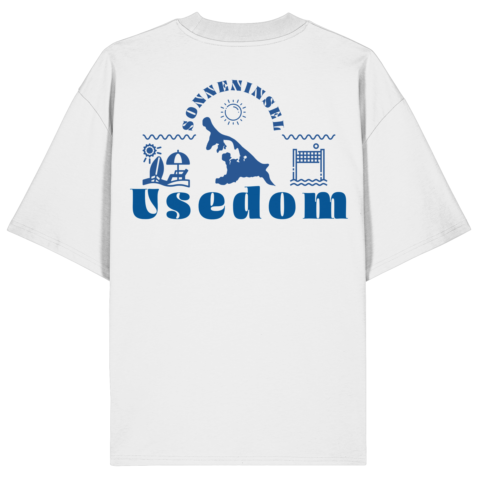 Sonneninsel Usedom  - Organic Oversize Shirt