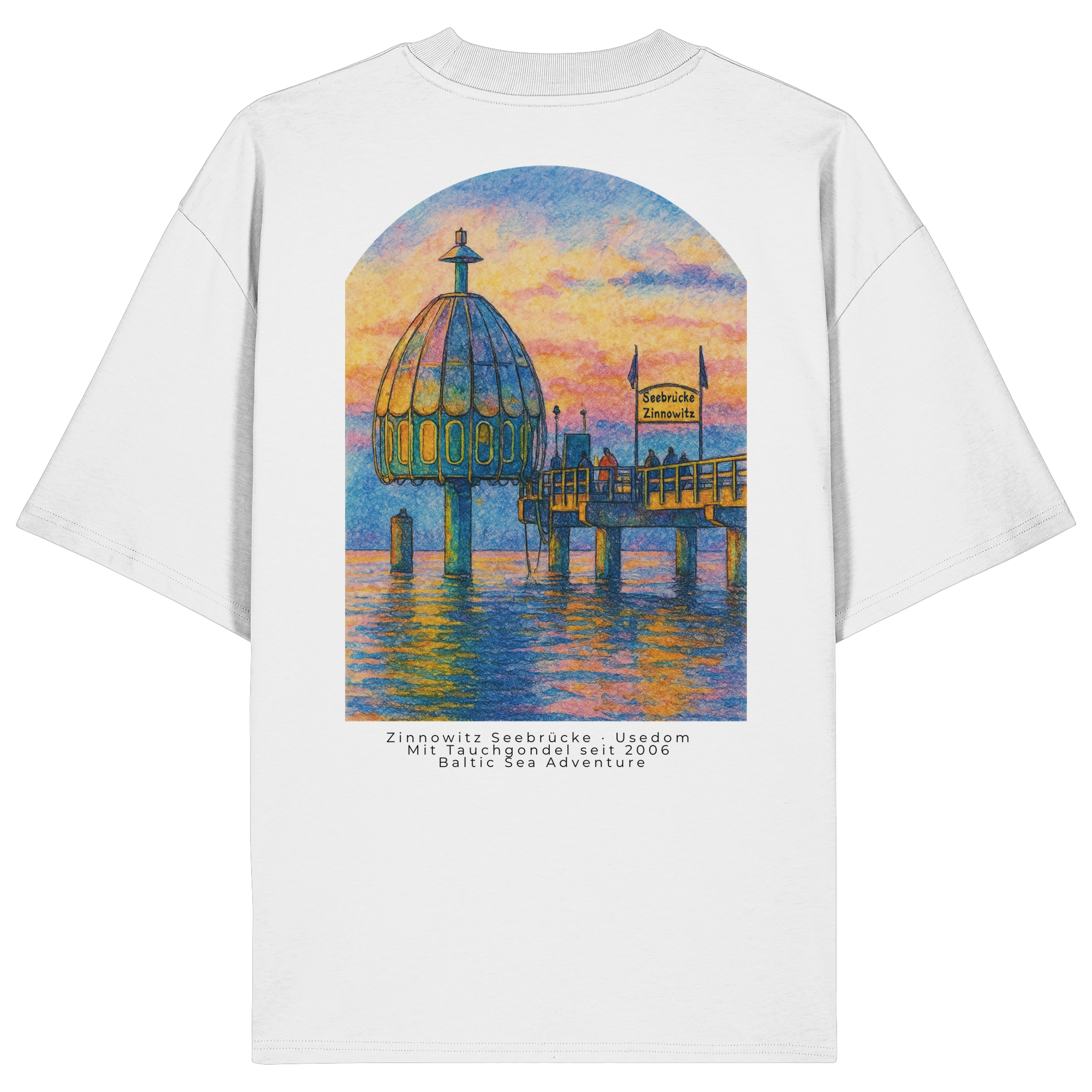 Zinno - Seebrücke - Organic Oversize Shirt