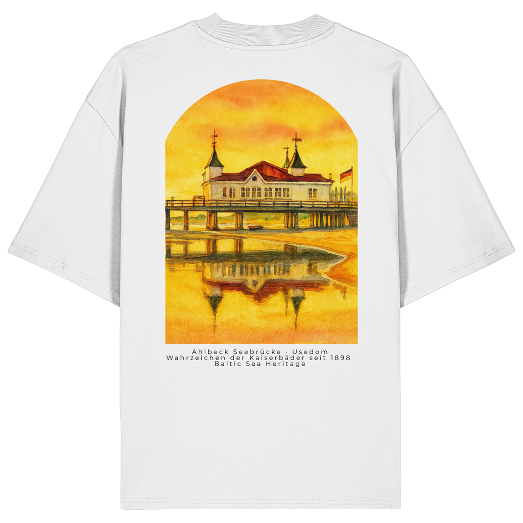 Seebrücke Ahlbeck - Organic Oversize Shirt