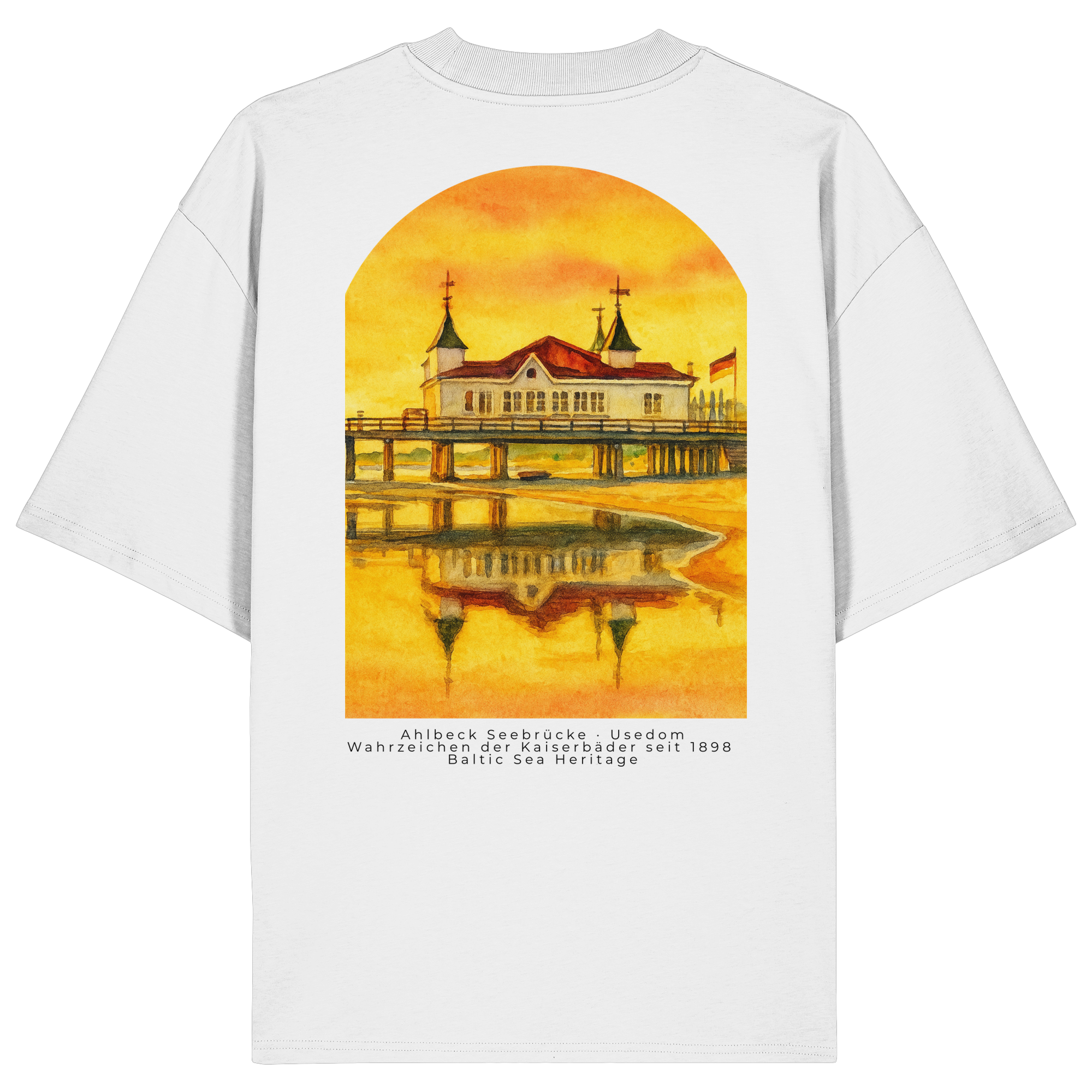 Seebrücke Ahlbeck - Organic Oversize Shirt