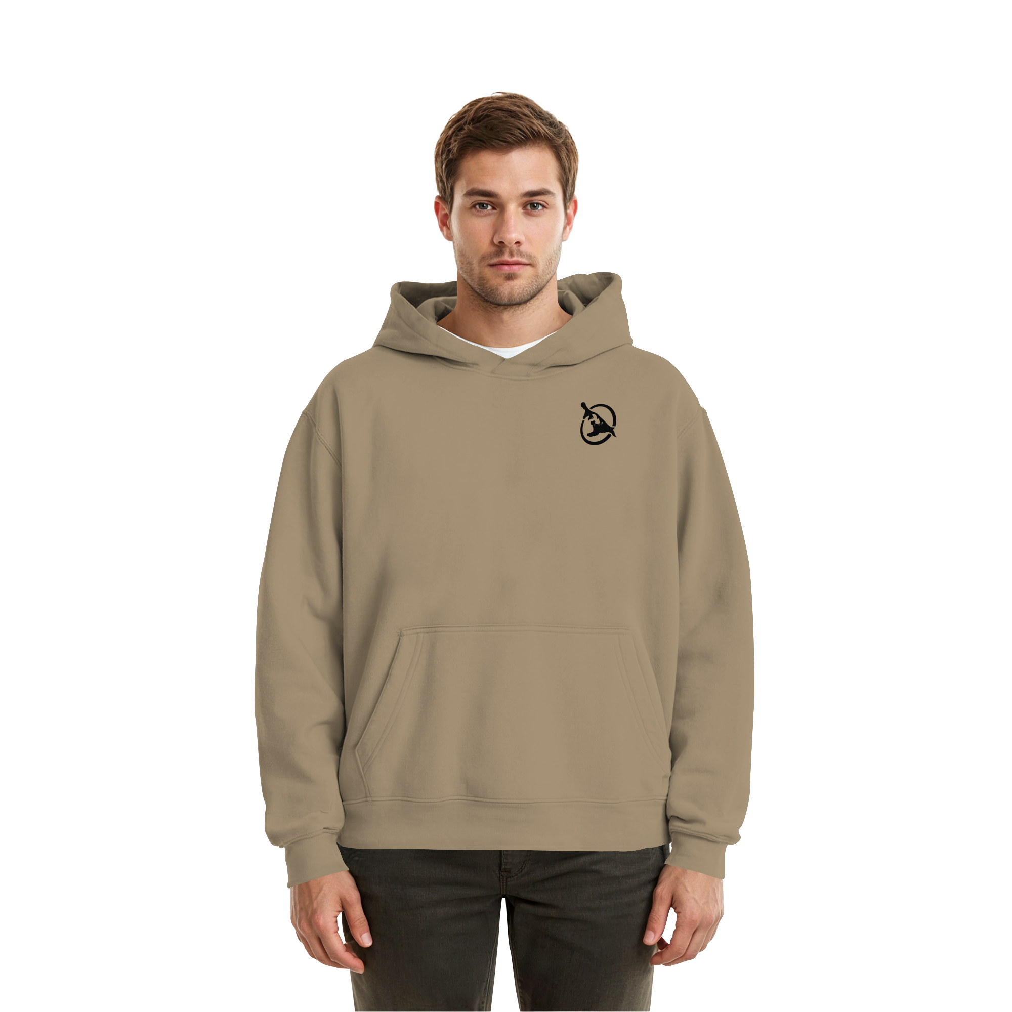 Seebrücke Ahlbeck - Fluffy Boxcut Hoodie