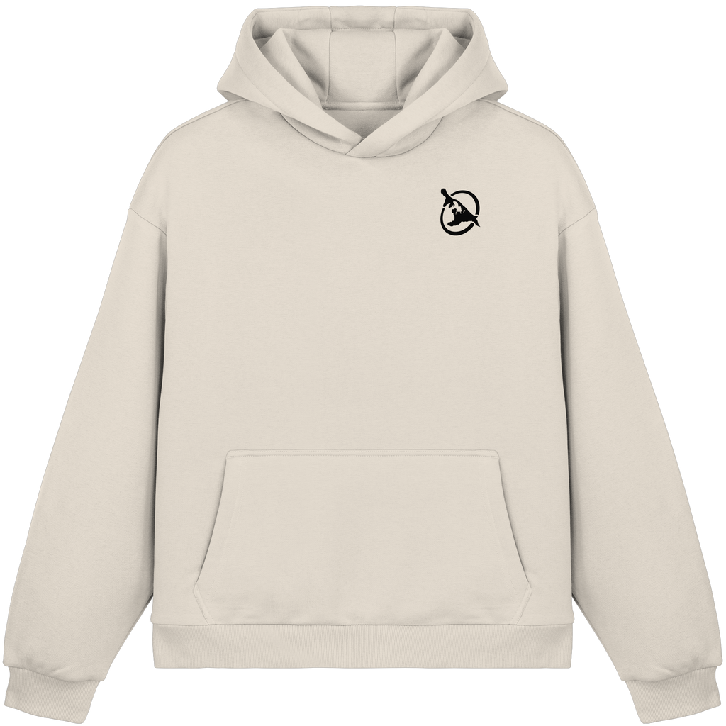 Koserow - Seebrücke - Fluffy Boxcut Hoodie